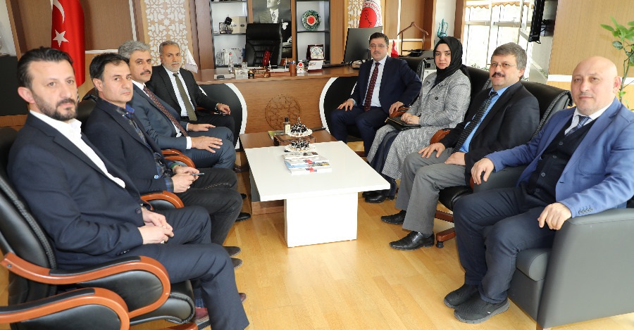 MİLLETVEKİLİ BAŞER VE BELEDİYE BAŞKANI KÖSE’DEN REKTÖRÜMÜZE ZİYARET