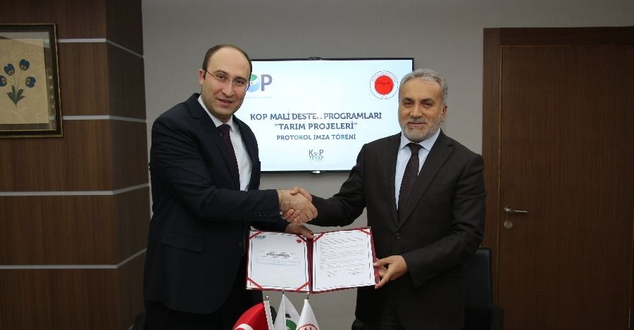 ÜNİVERSİTEMİZ, KOP İLE TARIMSAL UYGULAMA VE ARAŞTIRMA MERKEZİMİZİN YENİLENMESİ İÇİN PROTOKOL YAPTI