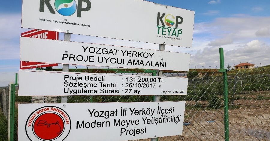 REKTÖRÜMÜZ “YOZGAT İLİ YERKÖY İLÇESİ MODERN MEYVE YETİŞTİRİCİLİĞİ PROJESİ”Nİ YERİNDE İNCELEDİ