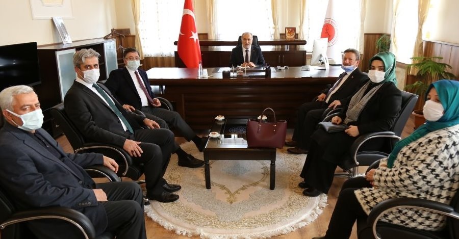 İL BAŞKANI YUSUF BAŞER’DEN REKTÖRÜMÜZE İADE-İ ZİYARET