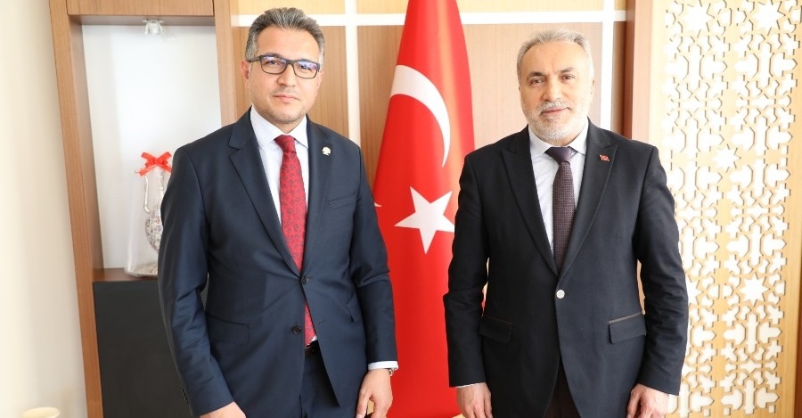 KONYA SELÇUK ÜNİVERSİTESİ REKTÖRÜ PROF. DR. METİN AKSOY REKTÖRÜMÜZÜ ZİYARET ETTİ