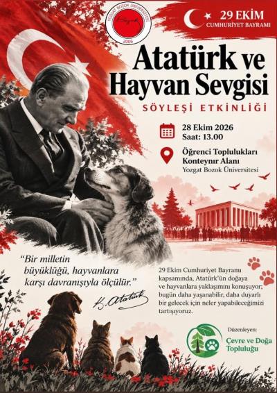 Atatürk ve Hayvan Sevgisi Söyleşi Etkinliği