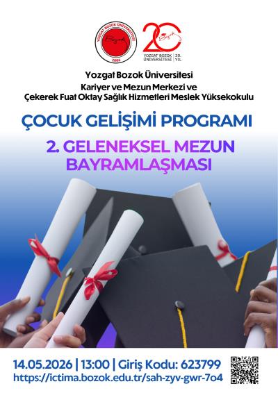Çocuk Gelişimi Programı 2. Geleneksel Mezun Bayramlaşması