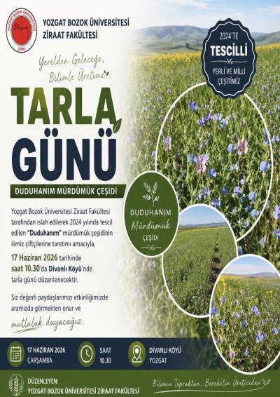 Yerelden Geleceğe, Bilimle Üretime - Tarla Günü