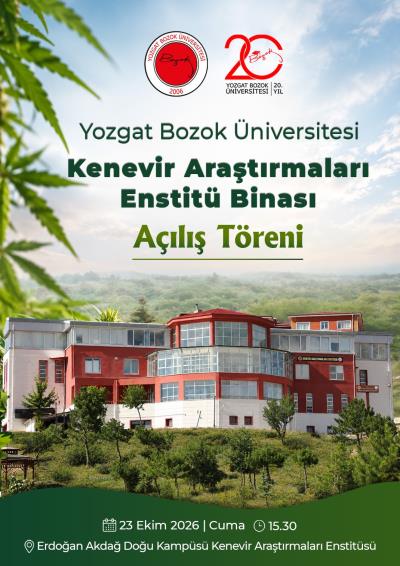 Kenevir Araştırmaları Enstitü Binası Açılış Töreni