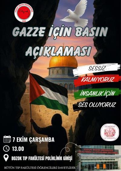 Gazze için Basın Açıklaması