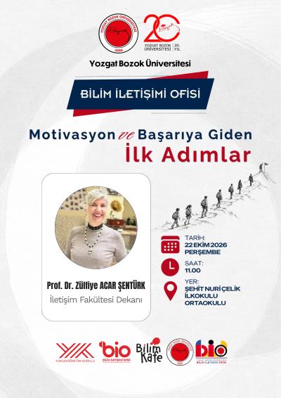 Bilim İletişimi Ofisi - Motivasyon ve Başarıya Giden İlk Adımlar