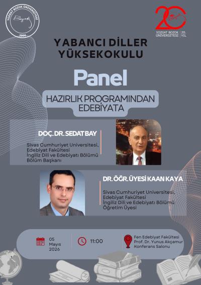 Panel: Hazırlık Programından Edebiyata
