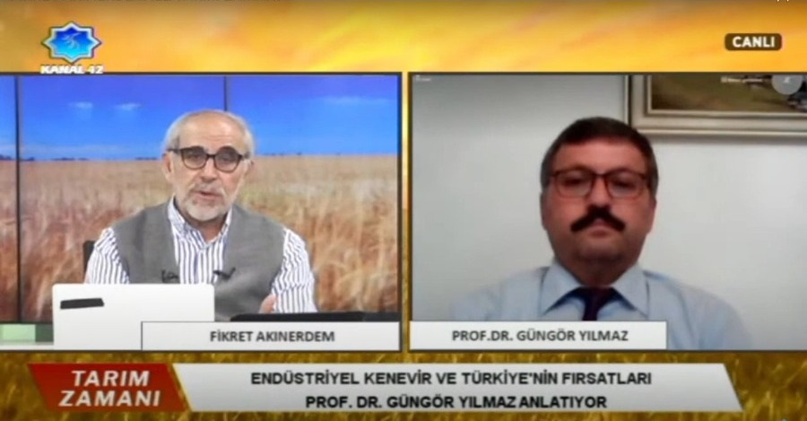 REKTÖR YARDIMCIMIZ PROF. DR. GÜNGÖR YILMAZ ENDÜSTRİYEL KENEVİR VE TÜRKİYE'NİN FIRSATLARINI ANLATTI